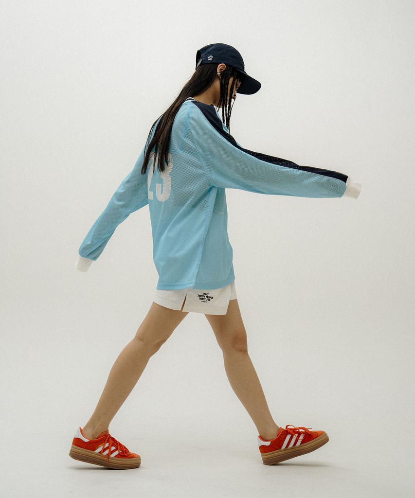 OROGEE Oversized Sporty Moto Jersey_Tiffany Blue