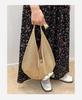 Large Capacity Floral Knitted Beach Tote - Stylish Woven Shoulder Bag for Women