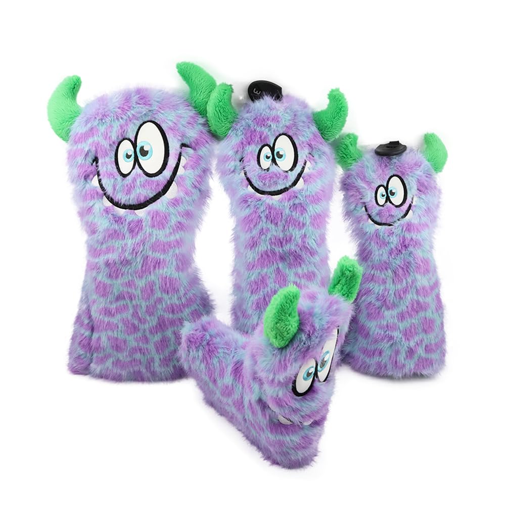 

Monster Golf Headcovers for Fairway Driver Single Set (UT) Utility, Wood, (460cc, 440cc), Waterproof,
