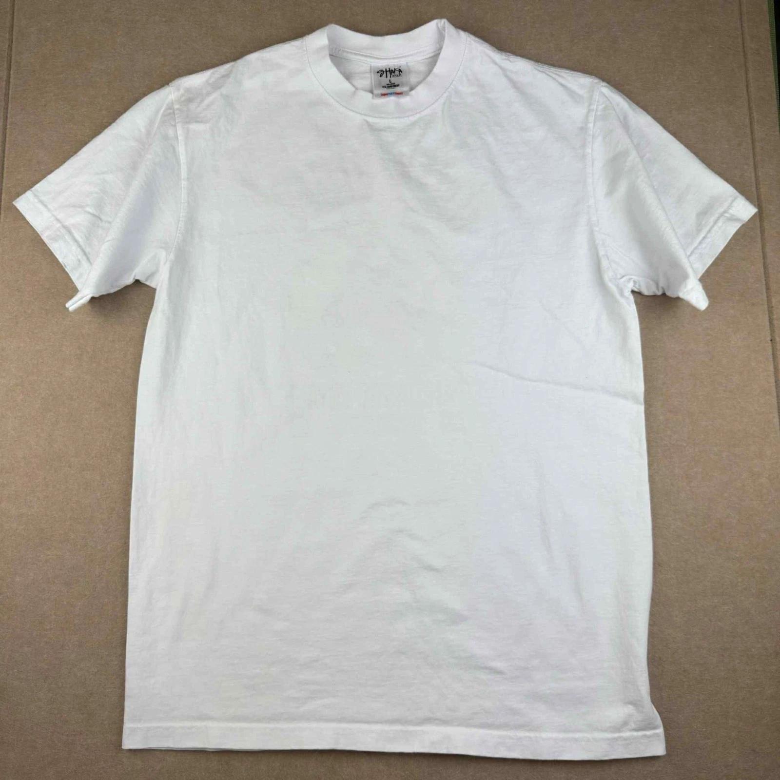 Мужская футболка Shaka Wear L Только белая Vibez Панда Графика Pandtastic Voyage Тур 3XL