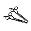 Black Paint Bearing Screws 6.0 Inch Freelander Xmq11 Hairdressing, Haircut, Tooth Scissors, Thin Scissors