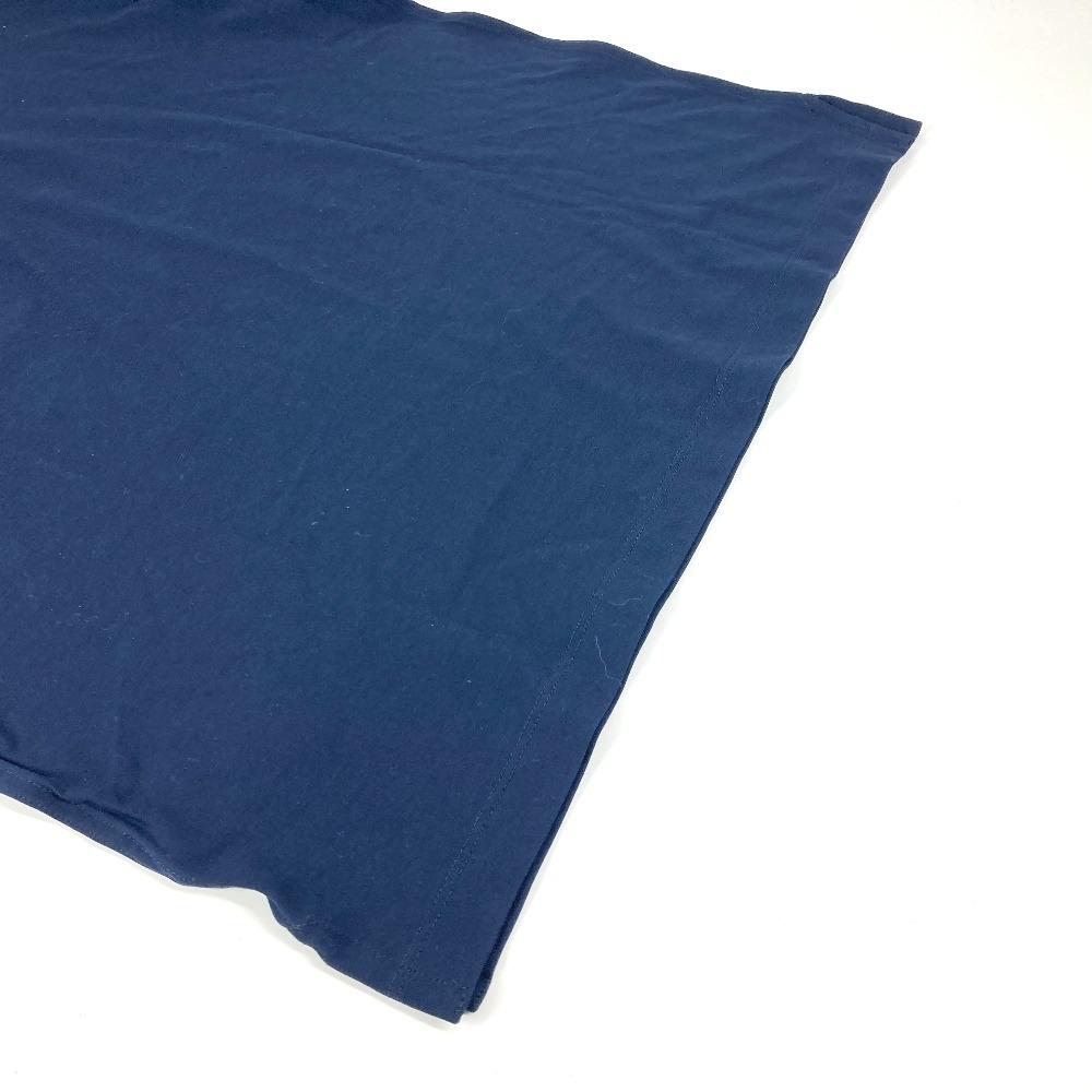 HERMES pocket apparel tops short sleeves Short sleeve T-shirt cotton Navy