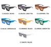 Chic Square Frame Women's Sunglasses - Large Candy Colors, UV Protection, Trendy European & American Style