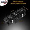 Window Switch Driver Side Master Power Control Button 3P + 9 P | Compatible With 2009 2010 2011 2012 Dodge Ram 1500 2500 3500 | Replaces# 4602863AD,