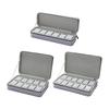 Portable Travel Zipper-Case 6/10/12Slots Watch Box-Case Jewelry Collector Display Storage Watches Jewelry Storage Box