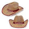 Western Cowboy Style Men Straw Hat Wide Brim Beach Hat Sun Protection Hat  for Outdoor Activities
