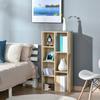 Meuble de rangement Bibliothèque HOMCOM étagère 7 cubes pour intérieur, salon, chambre - 50l x 24P x 106H cm, bois naturel