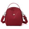 New Solid Color Simple Shoulder Bag Outdoor Commuting Light Portable Messenger Bag Multi-functional Versatile Backpack