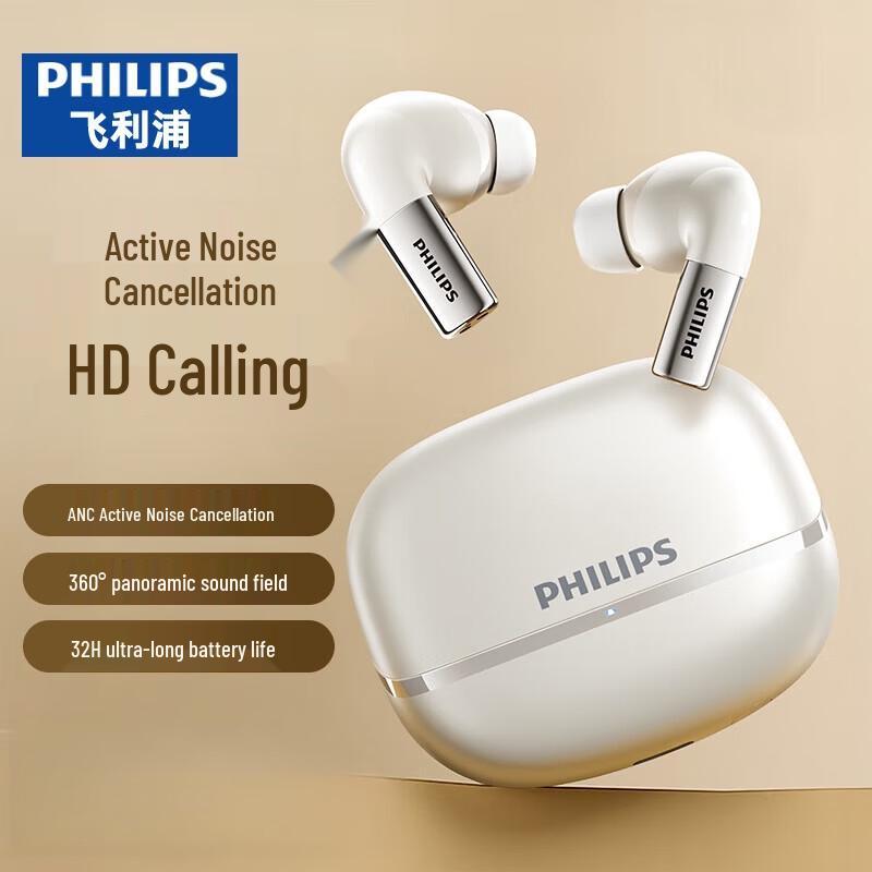 Philips TAT3569 True Wireless Noise-Cancelling Earbuds