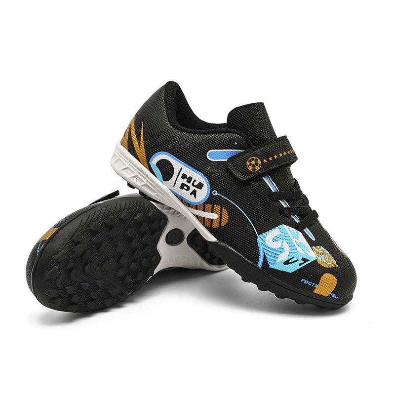 

2025 new children s football shoes boys and girls teenagers Velcro broken nails primary and secondary school students competition training shoes 29