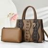 Borsa a Spalla Singola in PU Moderna con Chiusura a Zip e Tasche Interne per Donna