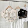 Detachable Removable Fake Collar Double-layer Shoulder Wrap  DIY Decorative Accessory