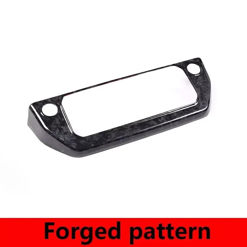 For Land Rover Defender 90 110 130 20-25 Real Carbon Fiber Car Center Console Air Conditioning Mode Button Cover Car Accessories