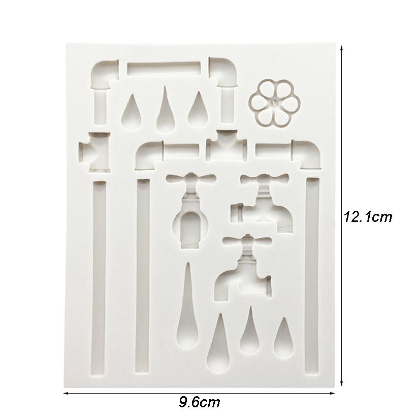 1 Pezzo Rubinetto Tubo Silicone Stampo Sugarcraft Strumenti Resina Stampo Cottura Cupcake Strumenti Decorazione Torta Fondant