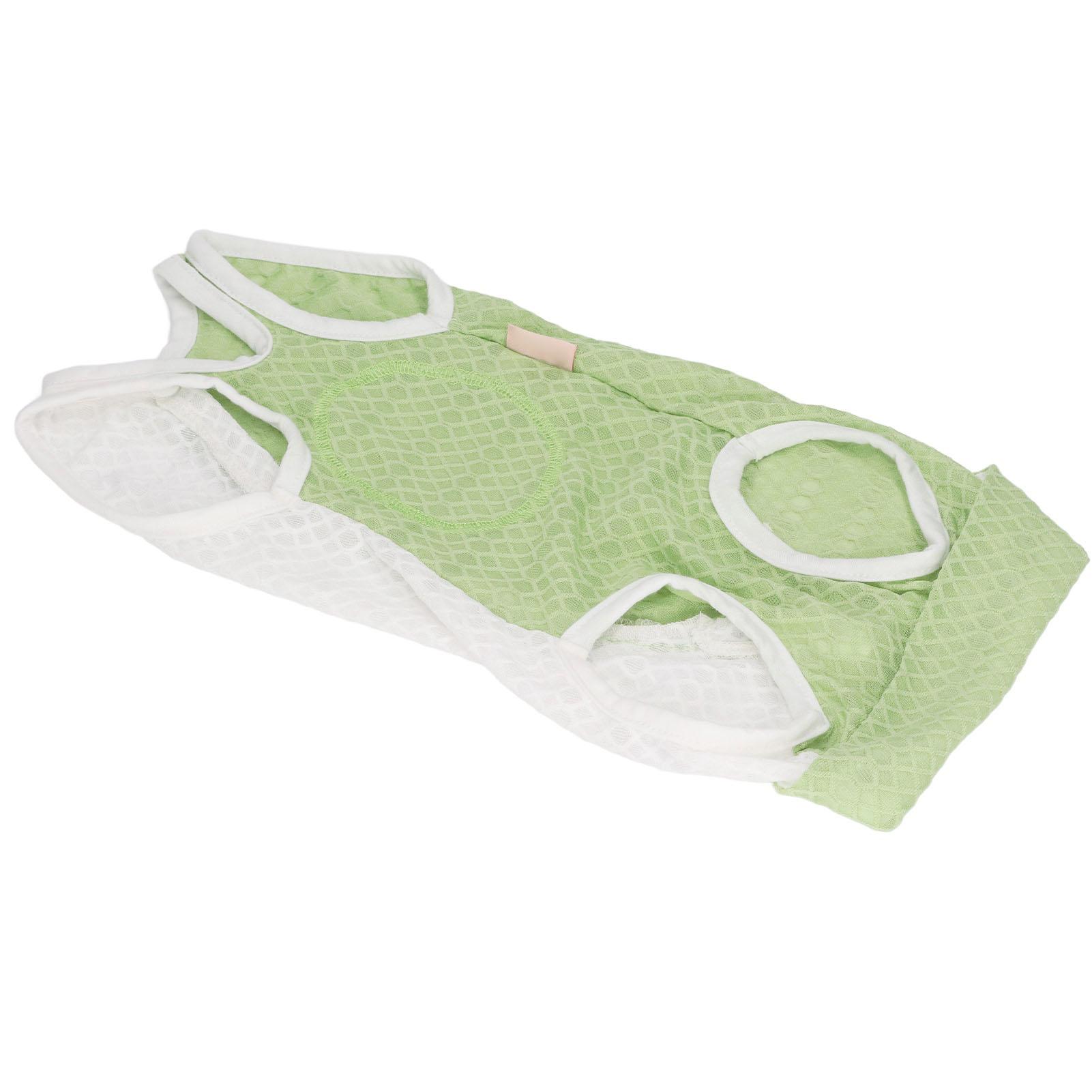 

Puppy Thin Vest Shirt Breathable Mesh Buckle Belly Care Pet Dog Clothes