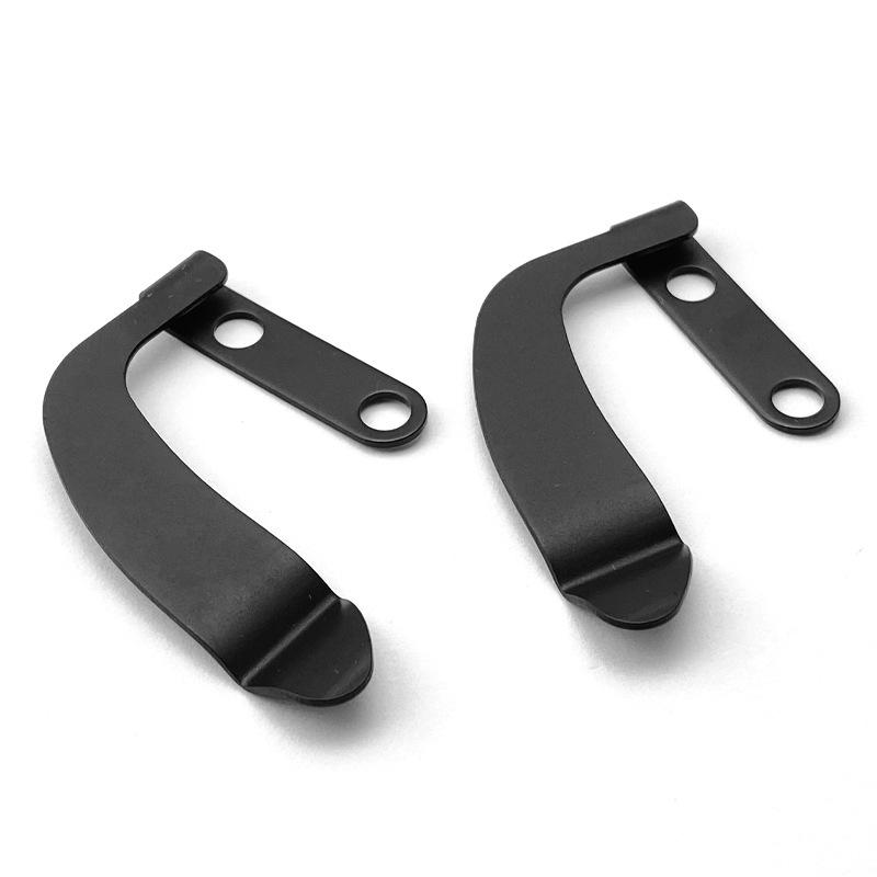 1piece Stainless Steel KYDEX IWB HOLSTER CLIPS K Sheath Waist Clip Accessories Knife Scabbard Back Clip KYDEX Carrying Belt Clip
