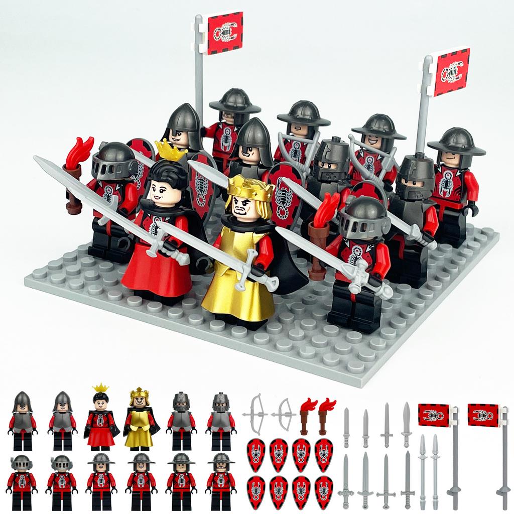 Medieval Scorpion Kingdom Knight Soldier Minifigure Building Block Toys