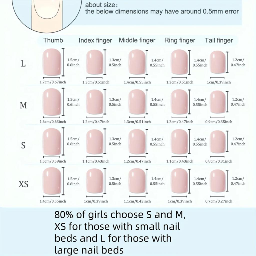 10 Pcs Short Oval Press On Nails Glossy Block Stripes And Star Designs Mix And Match False Nails For Women And Girls