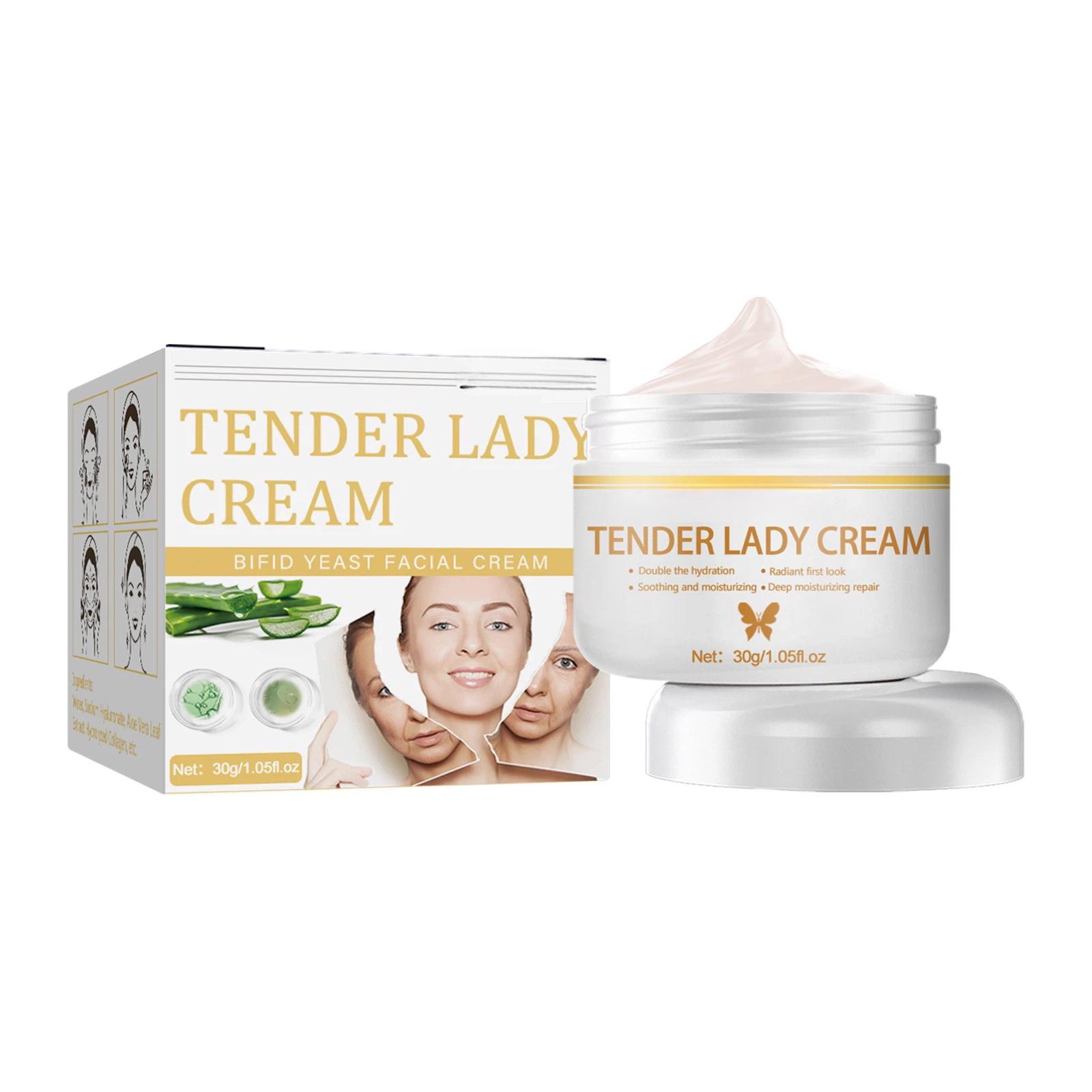 

Two-crack Yeast Cream Brightens Skin Tone Firming Anti-wrinkle Moisturizing Moisturizing Cream 30g