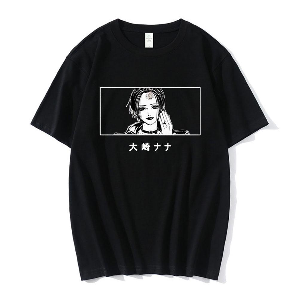 Anime Nana Osaki Potisk Trička Pánská Dámská Krátký Rukáv Bavlna Ležérní Tričko Oversize Harajuku Streetwear Oblečení pro Teenagery