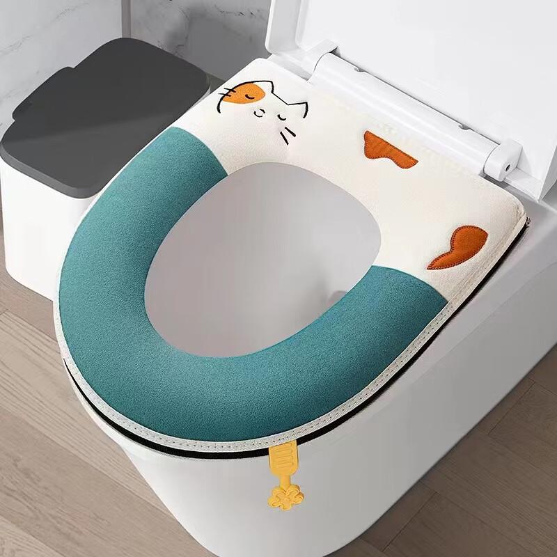 Ultra-Soft Cat Design Toilet Seat Cover