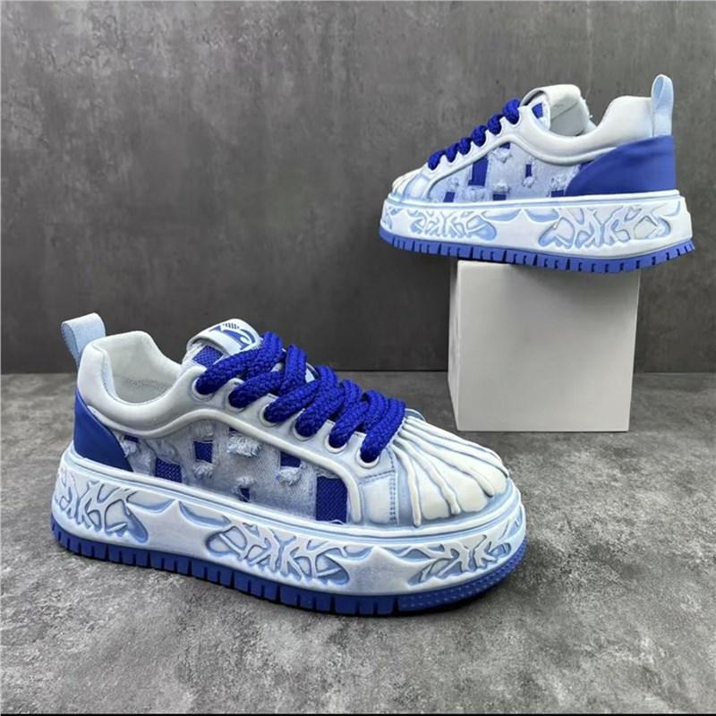 Autumn sports shoes thick-soled wear-resistant tide thick-soled dad shoes bjd