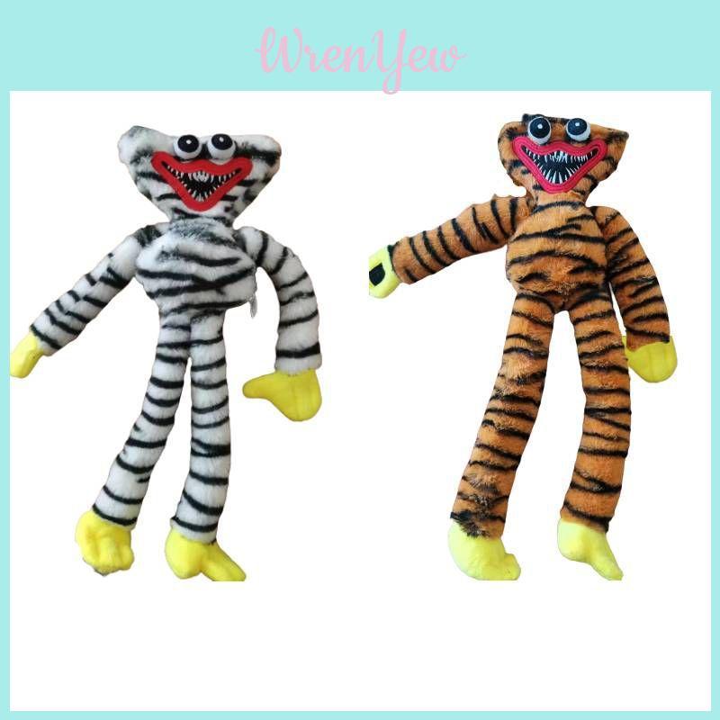 Huggy Wuggy Poppy Playtime Peluche con Stampa Tigrata Gioco Horror Periferica Per Bambini