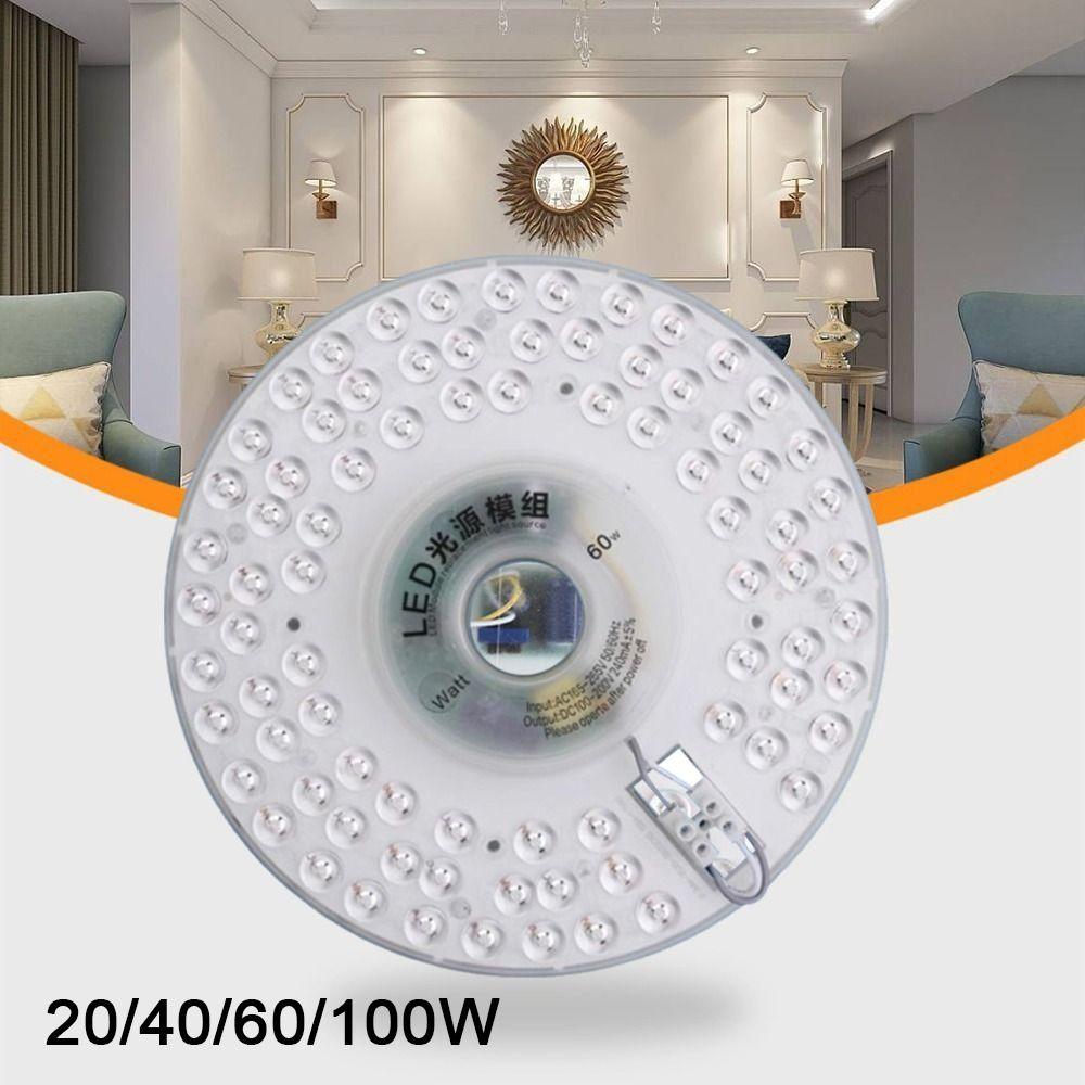 Circle Light Round Shape LED Panel Light AC Power 20W 40W 60W 100W Ceiling Light LED Module Pendant Light