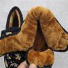 Women's Winter High-Top Cotton Shoes: Thickened Velvet, Non-Slip Foam Sole Snow Boots