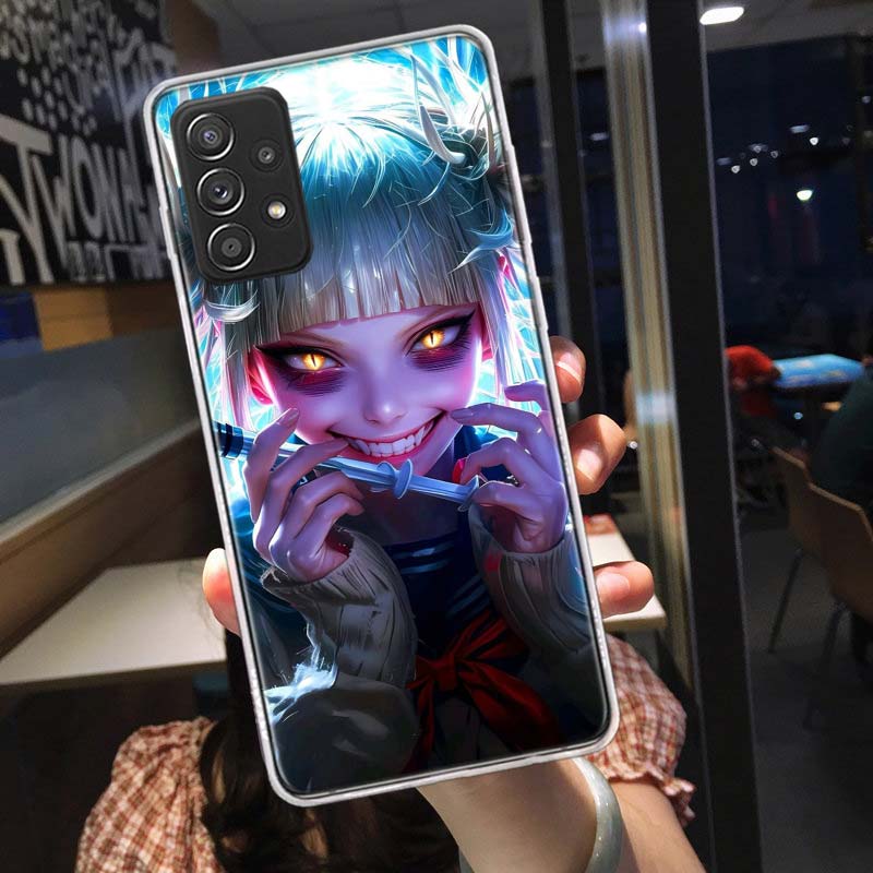 Himiko Toga Anime Phone Case for Samsung A54 A57 A37 A17 A14 A15 A12 A24 A34 A55 A35 A25 A52S A07 A05S A04S A22 A32 A72 Galaxy N
