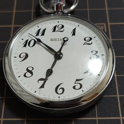 SEIKO Pocket Watch JR Wristwatch Code Men's 7C11-0010