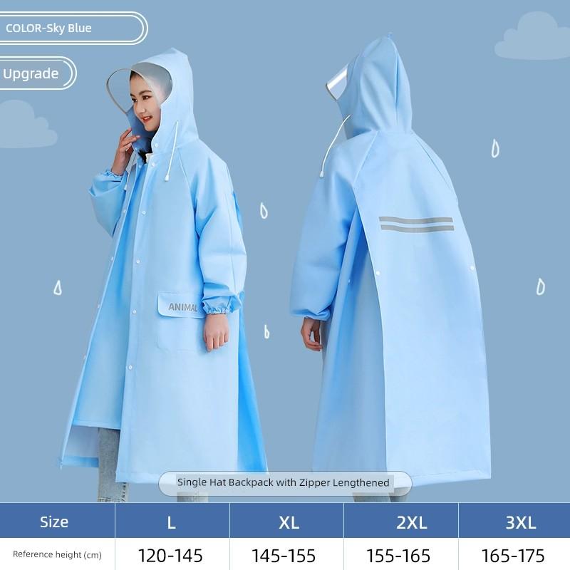 Kids Raincoat Boys Girl High School Primary School Student Boys and Girls for School Long Full Body Youth Poncho