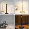 Rechargeable Table LED Lamp Creative Dining Touch Night Desk Lamp for Restaurant Hotel Bar 3 Color Temperatures Stepless Dimming