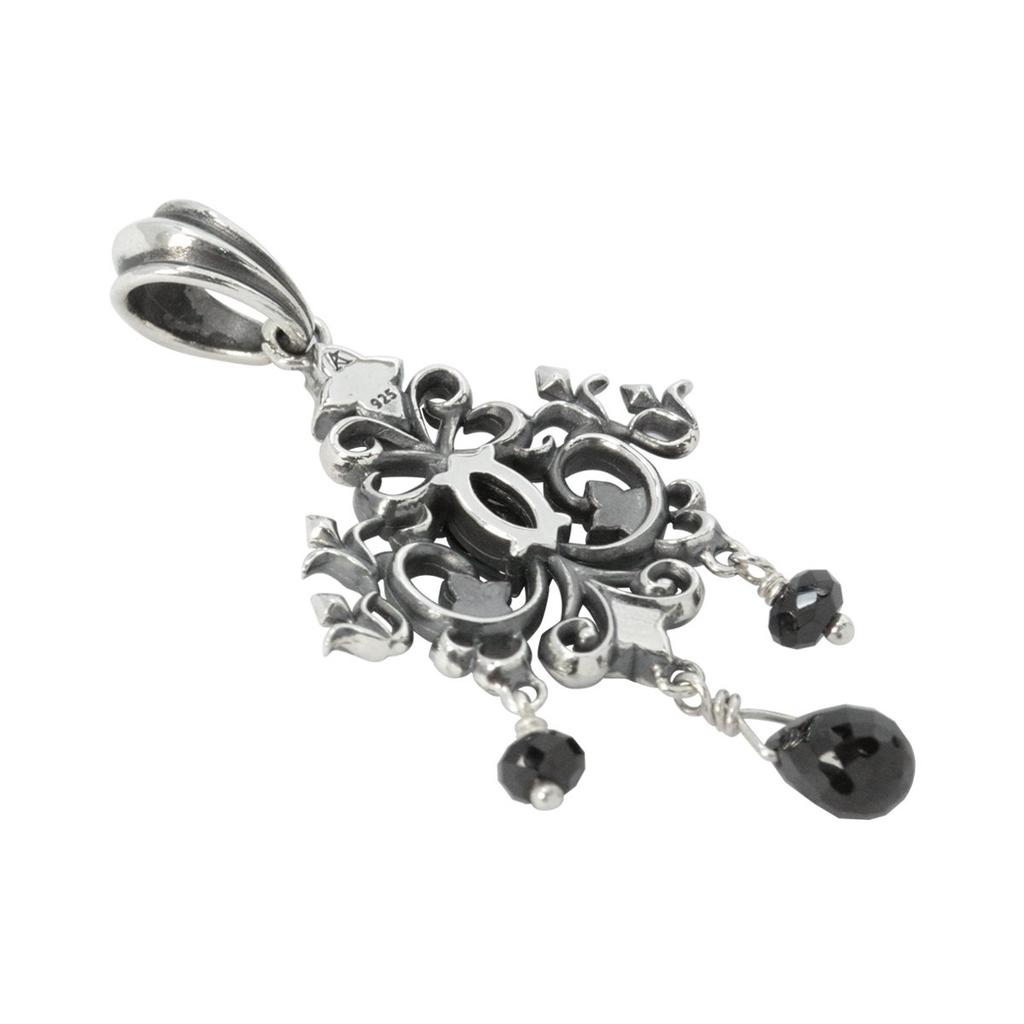 [ARTEMISKINGS] Antique Chandelier Pendant [Top Only] ak-akp0075 Silver Accessory Men's Women's Brand Jewelry Silver 925 Necklace