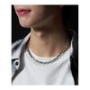 [Wego] Choker Necklace Accessory Korean Silver Accessory Gift Present Daily Use Spring Summer Autumn Winter Men's F Pattern 3