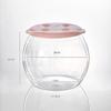 Transparent Storage Box Stool Multipurpose Children Storage Bench Plastic Round Stool  Living Room