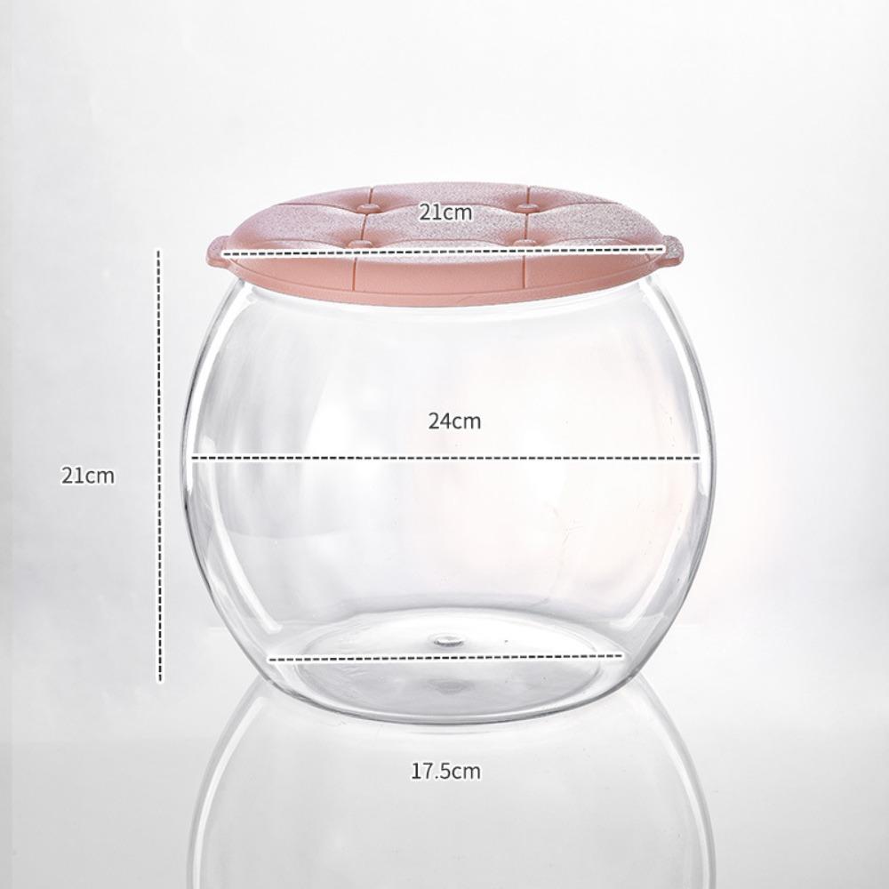 Transparent Storage Box Stool Multipurpose Children Storage Bench Plastic Round Stool  Living Room