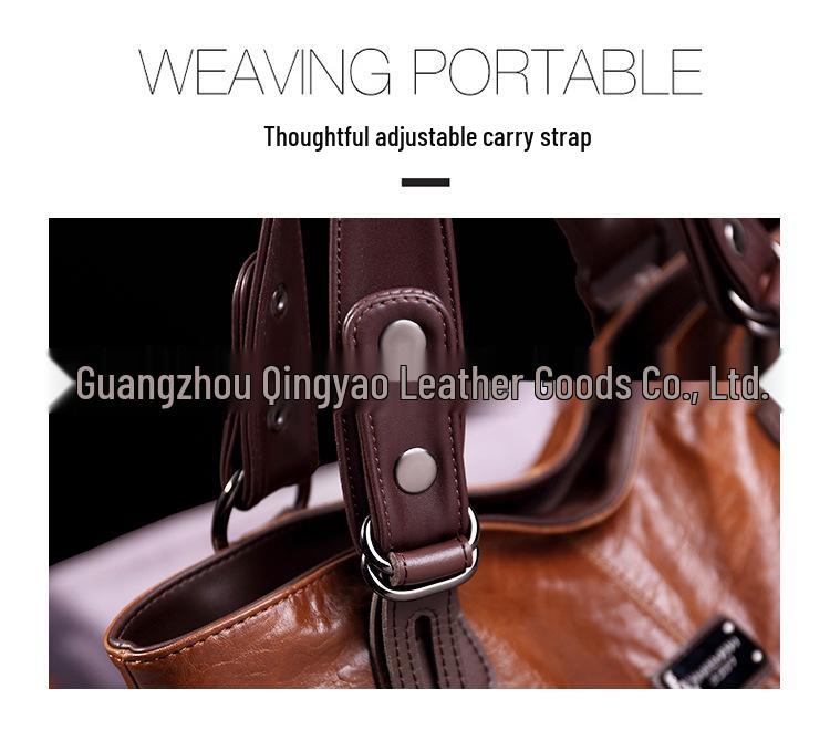 Xidi Paul 2024 Retro Fashion Women's Large Capacity Soft Leather Shoulder & Crossbody Tote Bag