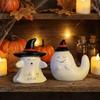 Resin Halloween Ghost Figurine Cute Mini Witching Hour Ghost Ornaments Decorative Ghost Ornament Children Gifts