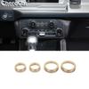for -25 Ford Bronco Air Conditioner Switch Button Knob Cover Trim Decor Gold