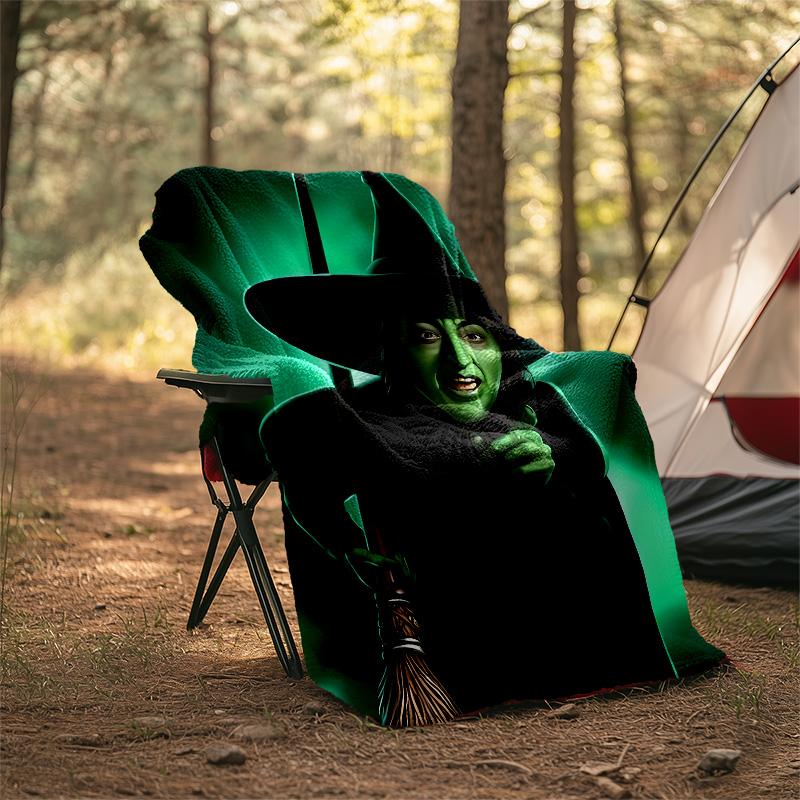 1pc The Wizard of Oz1 Theme Blanket - Digital Print, Polyester, Cozy for All Seasons, Perfect for Outdoor, Camping, and Travel