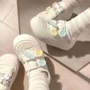 Niche Original Magic Big Head Shoes New Autumn and Winter Cute Thick-soled Versatile Board Little White Shoes Children's Tide