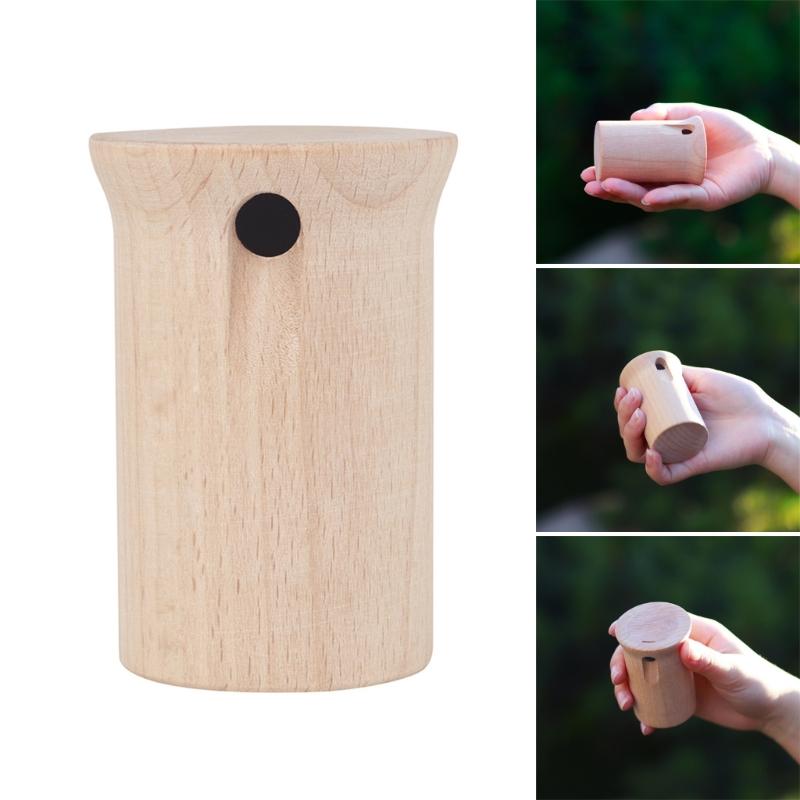 Wooden Bird Caller Musical Toy Whistle Meditation Chime Baby Orff Bird Caller Bird Toy Baby Instrument Bird Whistle Toy