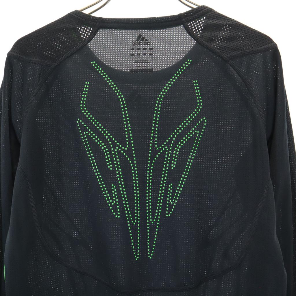 Adidas Training Long Sleeve Mesh Wear S Black Men's Used