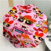 The Powerpuff Girls1 Print Automatic Umbrella, 8 Rib Iron Frame, Plastic Handle, Suitable for Outdoor Travel &Daily , Ideal Gift