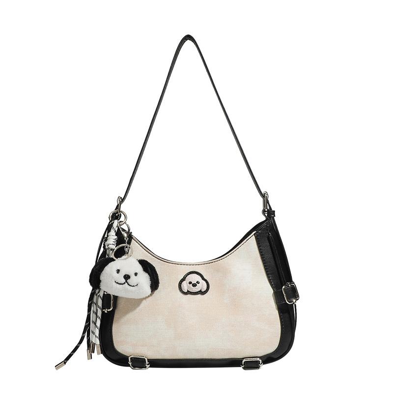 Niche Design Bread Track Tote Bag Women's Premium Single Shoulder Crossbody Underarm Bag