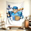 Kansas City Royals (32) Evleri, Yurtları ve Yatak Odalarını Dekore Etmek İçin Uygun, Dokunması Yumuşak ve Arkadaşlar ve Aile İçin Mükemmel Bir Hediye