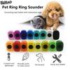 1PCS High Quality Interactive Sound Clicker Trainer For Thumb Training No Battery For Dogs Cats Positive Reinforcement Train