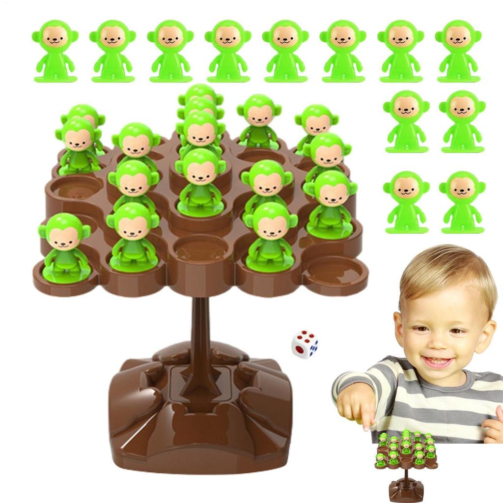 Monkey Balance Tree Toy, Educational Balancing Board Game, Creative Children'S Day Christmas Gift For Kids