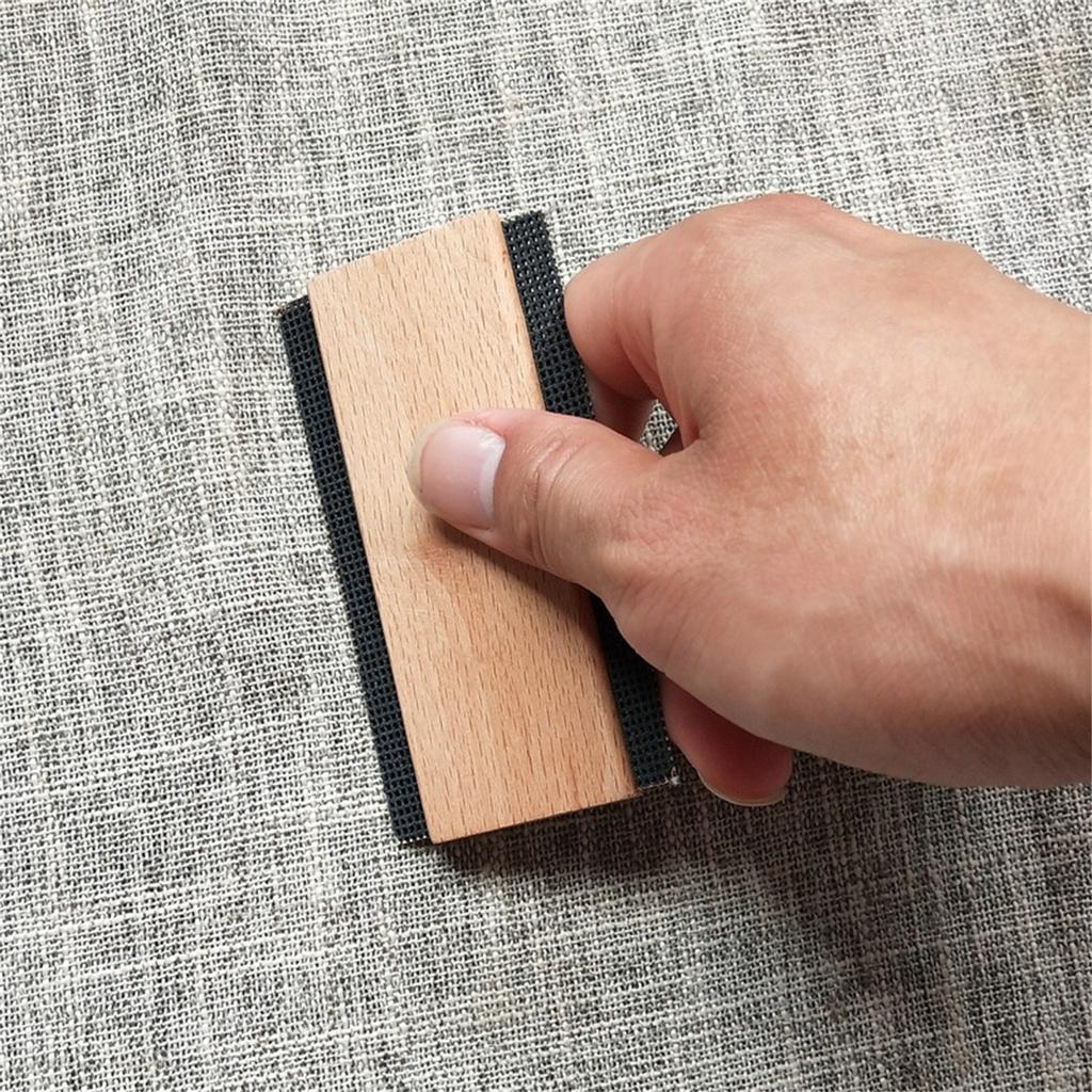 Wood Hair Removal Combs Double Sided Sweater Clothes Shaver Manual Portable Lint Trimmer Household Cleaning Tool Supply